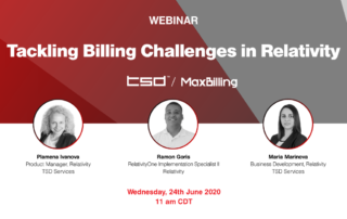 Tackling Billing Challenges in Relativity webinar