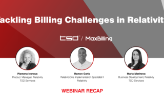 Tackling Billing Challenges in Relativity webinar recap