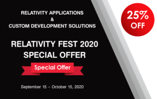 TSD Relativity Fest 2020 Special Offer