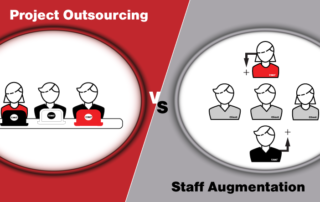 project outsourcing vs staff augmentation