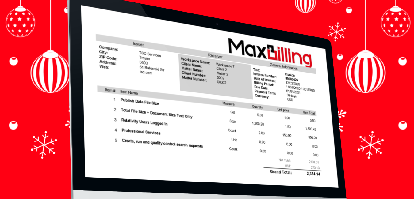 MaxBilling for Relativity