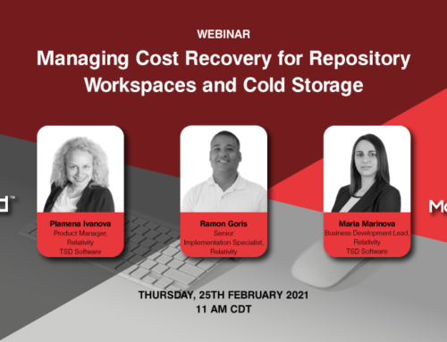 Webinar: Managing Cost Recovery for Repository Workspaces and Cold Storage