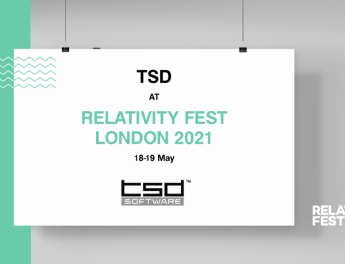 Meet the TSD Team at Relativity Fest London 2021