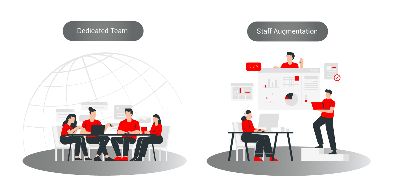 how to build an IT team - dedicated team & staff augmentation